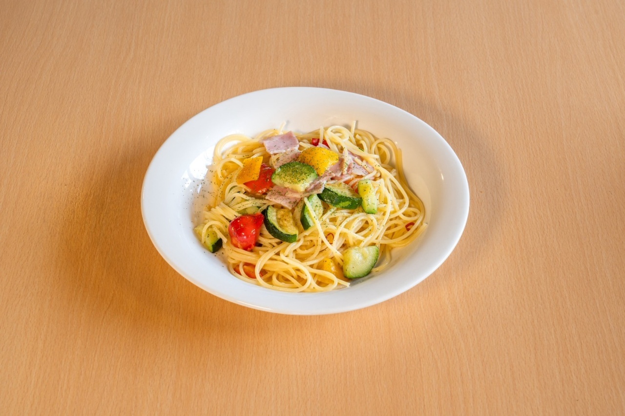 夏野菜のペペロンチーノ
